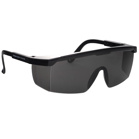 عینک ایمنی UV400 مدل آذرخش (Levin)دودی