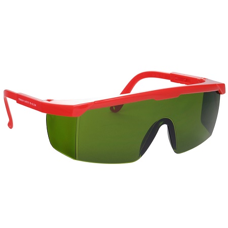 عینک ایمنی UV400 مدل آذرخش(IR3-Levin) سبز - مادون قرمز نور3